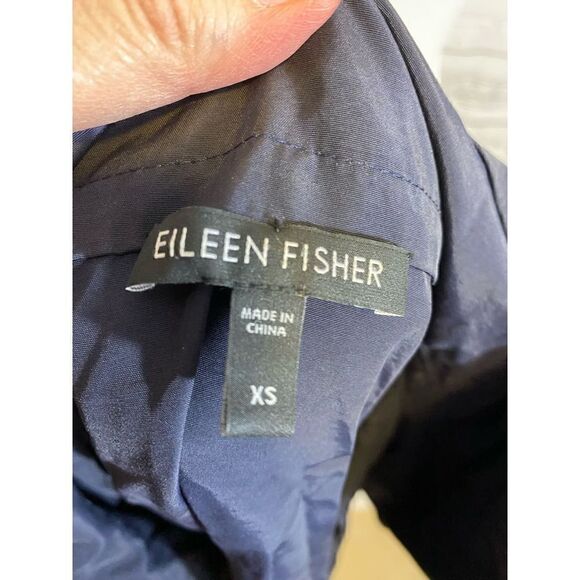 Eileen Fisher Navy Windbreaker Size XS - Picture 8 of 11